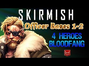 War Commander Skirmish Officer Bases 1-2 Free Repair Om Map # Flang & 4 Heroes