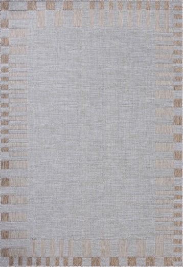 Amber Lewis x Loloi Indoor / Outdoor Topanga Silver / Natural Area Rug & Reviews | Wayfair