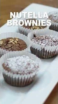 How to Make Nutella Brownies Only 3 ingredients