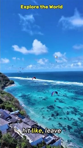 This Is Bali from the Sky… Unreal View! 😱 #travelshorts #shortsvideo #natureshorts