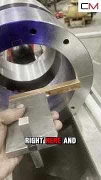 Copper electrode sinker EDM keyway process #machining #satisfying