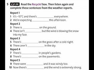 Solutions Pre-Intermediate 3rd edition - Unit 4A - ex. 5 (1.34)