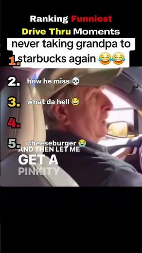Ranking The Funniest Drive Thru Moments! 😂 #bestmoments #funny #memes #laugh #ranking #comedy