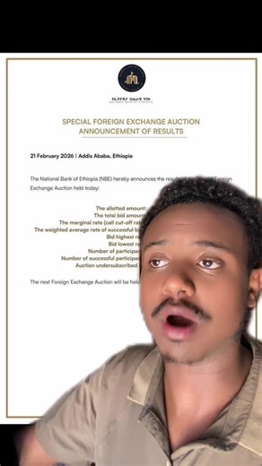 What happened to the foreign market? #economy #news #nbe #dollar #ethiopia