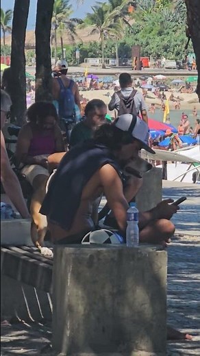 Beautiful day in Rio! Amazing atmosphere 🏝️😎#riodejaneiro #brazil #beachlife #shorts