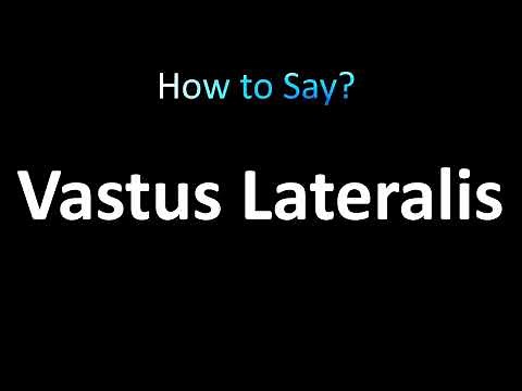 How to Pronounce Vastus Lateralis