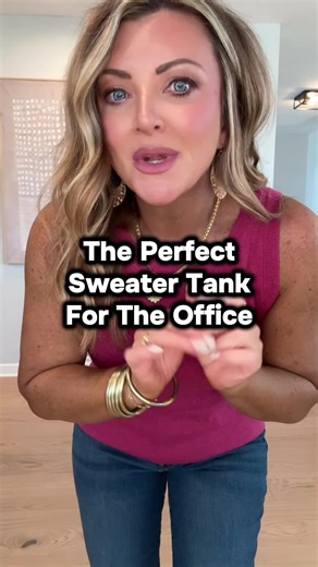 Chic Sweater Tank: Perfect for Spring & Office Wear