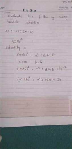 7th standard maths exercise 3.2 1st a sum