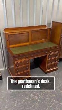 👉 Hidden Feature in a Victorian Desk (1850–1870) #antiquefurniture