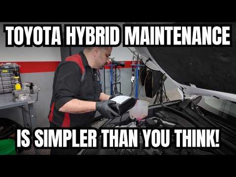 Modern Toyota Hybrid Maintenance Is Simpler Than You Think