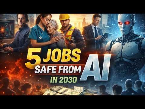 AI Can’t Replace These 5 Jobs by 2030 😱