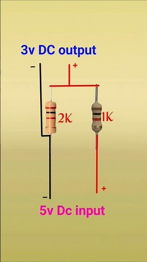 #electrical #shorts video || 5v Reduces 3v #diagram #shorts video || #electricaltips #bselectrical