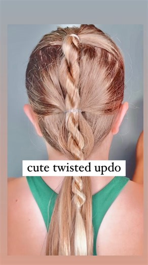 195K views · 569 reactions | CUTE TWISTED UPDO 勺 #hairtutorial #hairstyles | Mom Generations | Facebook