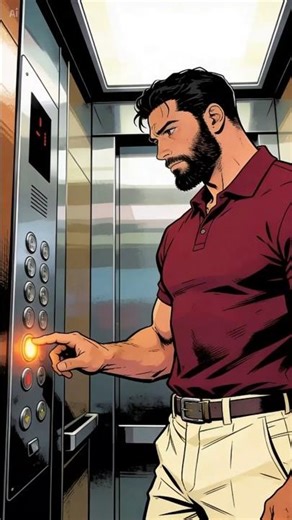 POV: Elevator. Stranger. No Music. No Escape.