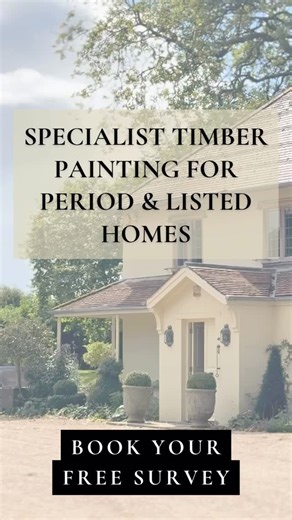 Planning exterior works in 2026? Timber windows deserve to be treated properly! We specialise in the careful preparation and painting of timber windows and doors for period, character and high-quality homes – where longevity, detailing and the right systems and materials matter. No shortcuts. No plastic replacements. Just considered, specialist work designed to protect your home for years to come. Book your free survey via the link or message us directly. #TimberWindows #PeriodHomes #CharacterHo