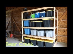 #9 DIY Garage Storage Shelves