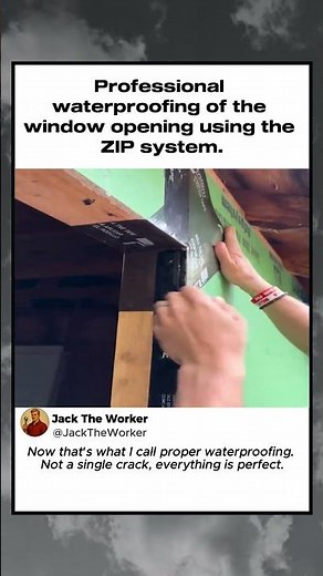 ZIP System Tape Window Flashing #windowinstallation #renovation