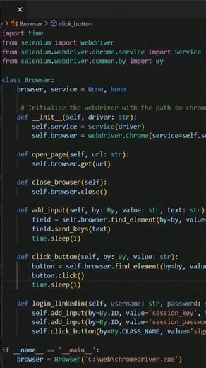 LinkedIn Automation with Python Selenium #trending #python