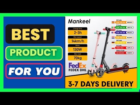 Mankeel MK027 Kids E Scooter for Children Ages 6-12, 6.5"