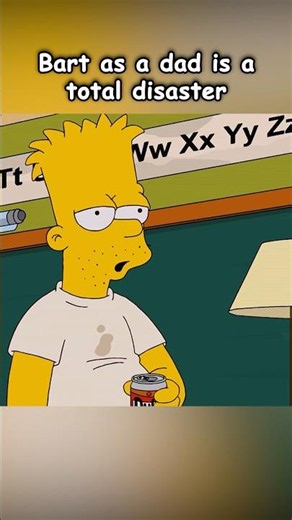 Bart as a dad is a total disaster