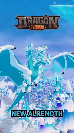 Alrenoth is getting a spiky new look in this week's Dragon Adventures update releasing tomorrow on Roblox! ❄️ #DragonAdventures #DragonAdventuresRoblox #Robloxfyp #Roblox #RobloxDev #SonarStudios #sonarstudiosroblox #TwinAtlas #TwinAtlasRoblox