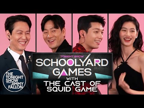 Schoolyard Games with the Cast of Squid Game | The Tonight Show Starring Jimmy Fallon