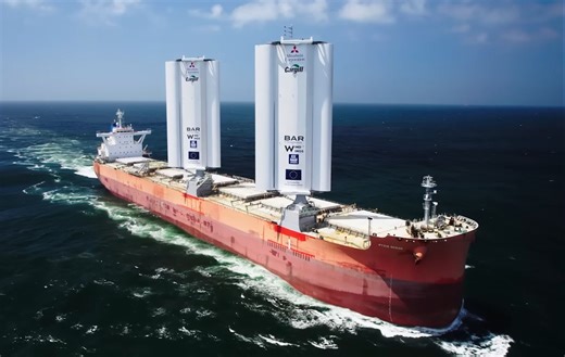 Pyxis Ocean sets sail with ground-breaking wind technology