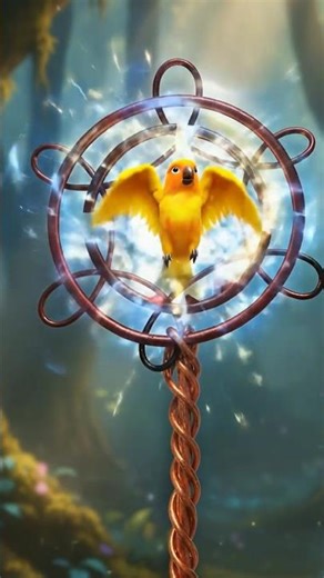 magic wand destroys by an evil power