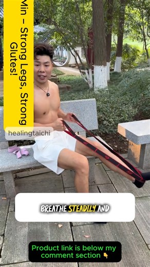 14K views · 192 reactions |  Weak legs or shaky balance? The real fix is training your glutes! The 8-Section Elastic Stretch Strap makes it simple to build strength and stability right at home.  Grab yours now from the link in the comments! #GluteTraining #LegStrength #HomeWorkout #FitnessTools #StretchStrap | Healing Taichi | Facebook