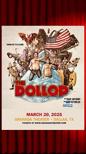 ️ Comedy history podcast The Dollop will be at Granada Theater on March 20, 2025! If you want to laugh & maybe even learn something new then this is the show for you. Brush up on your American history! ️ Tickets are on sale now & are going quick! https://www.prekindle.com/promo/id/-2853509351659641958 | Granada Theater | Facebook