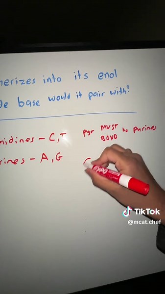 MCAT Biology Nucleotide Tautomerization Practice Guide