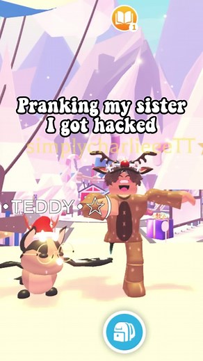 She’s so kind! 🎄⛄️ #adoptme#roblox#adoptmeroblox#robloxadoptme#foryou#annoyingkidsinadoptme#simplycharlie#simplycharlieee#simplycharlieeeTT#pranking#prank#sister#adoptmerich#rich