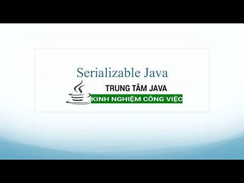 Java Cơ Bản - Serializable Object trong Java - JMaster.io
