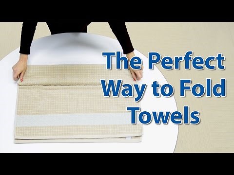 Gain Shelving Space w/ this Towel Folding Trick: Closet Organizing 101