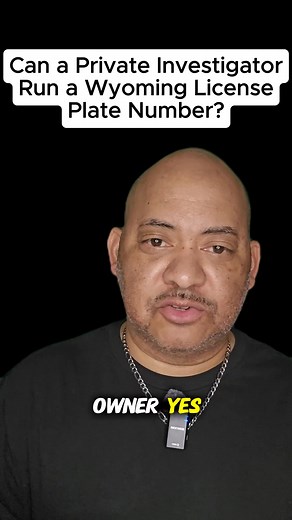 Wyoming License Plate Lookup by Private Investigator. https://lancethepi.com/start/ #licenseplatelookup #privateinvestigator | Lance The PI