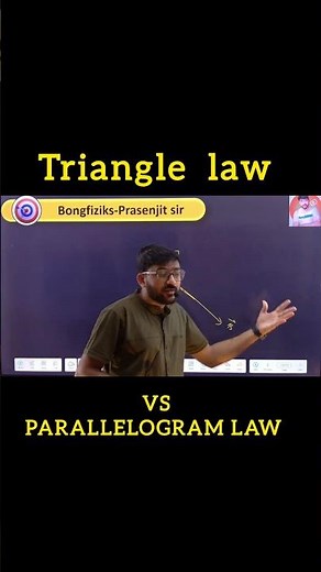Triangle Law vs Parallelogram Law of Vector Addition | Class 11 Physics | NEET JEE