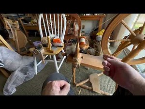 Plying Romney Wool