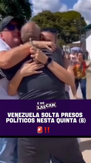 É De Lascar on Instagram: "Na quinta-feira, 8 de janeiro de 2026, o governo venezuelano anunciou a libertação de um “número significativo” de presos políticos, incluindo tanto cidadãos venezuelanos quanto nacionais estrangeiros, como parte de um gesto descrito oficialmente como uma contribuição para paz e convivência pacífica no país. A informação foi dada por Jorge Rodríguez, presidente da Assembleia Nacional e irmão da presidente interina Delcy Rodríguez. ￼ Entre os libertados confirmados estã