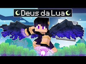 Virei o P3DRU DEUS DA LUA no Minecraft POR 24 HORAS