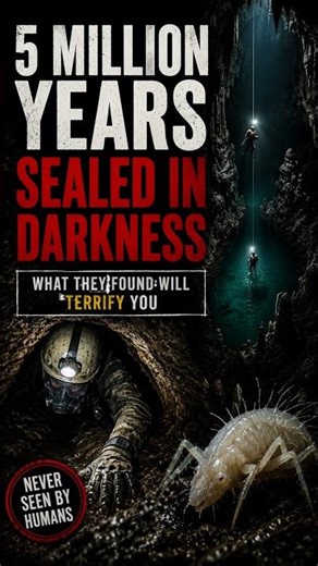 5 Million Years of Darkness... What’s Inside? 😱. #DeepEarth #CaveExploration #ScienceMysteries