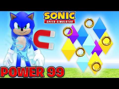 I Made The Most POWERFUL MAGNET in Sonic Speed Simulator!