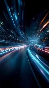 Infinite Neon Hyperspace Tunnel 4K Loop #motiongraphics #space #hanszimmer #cyberpunk