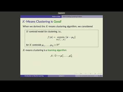 IntroML @ ECE-UofT - Lecture 2: Deterministic and Probabilistic Clustering