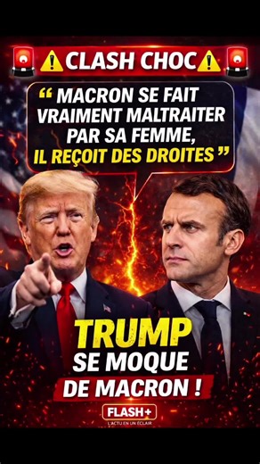 🚨 Trump choque avec ses propos sur Macron et sa vie privée. Musique par CreatorMix.com #Trump #Macron #Clash #Actualite #politique