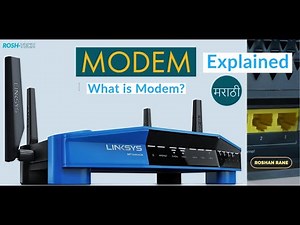 What is Modem? 🔥| Explained | MARATHI |