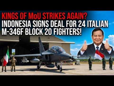 Kings of MoU Strikes Again? Indonesia Signs Deal for 24 Italian M-346F Block 20 Fighters!