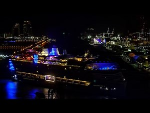 Cruise Ship Timelapse | Port Miami | Arrivals & Departures - 12-28-2024