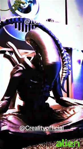 Alien Yoga 3D by Tuxpilab #creality #crealityhi #3dprinting #alien #yoga #ㅇyㅇ
