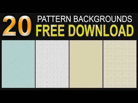 20 Patterns Backgrounds for Photoshop free Download | Abstract Patterns | Voice Password Protected