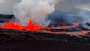 Officials keep a close eye on erupting volcano in Hawaii